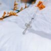 1.50Ct Moissanite Cross Pendant - Image 2