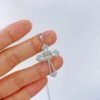 1.50Ct Moissanite Cross Pendant - Image 4