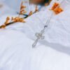 1.50Ct Moissanite Cross Pendant - Image 3