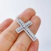 Moissanite Diamond Clarity Cross Pendant - Image 2