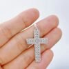Moissanite Diamond Clarity Cross Pendant - Image 6