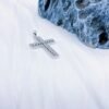Moissanite Diamond Clarity Cross Pendant - Image 4