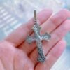 Moissanite Cross Pendant - Image 5