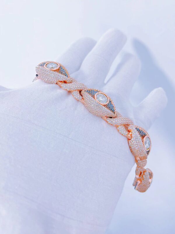 Infinity Eye 8-Link Cuban Chain Bracelet - Image 4