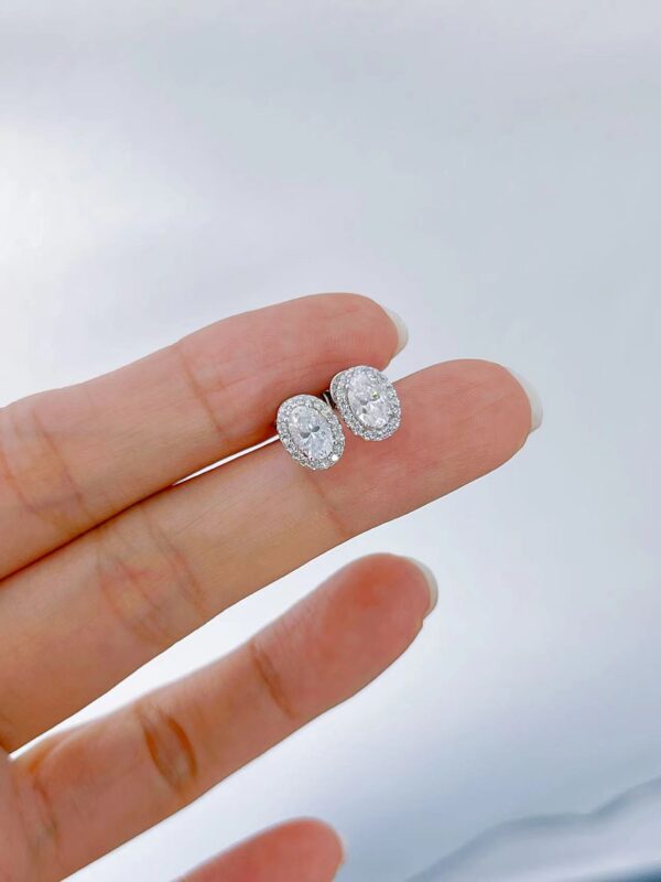 Petite Egg Stud Earrings - Image 2