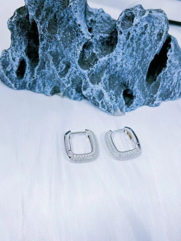 Square Ice Earrings - Image 4