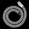 Backside of 14mm Round Cuban chain showing even polishing and smooth welded joints for premium finish