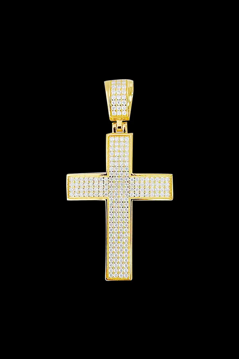 iced out pendant-mens Jewelry-cross necklace for gift-high end Custom pendant