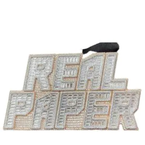 Oversized Double Layer Name Pendant