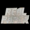 Custom big letter pendant nameplate with VVS moissanite on black background