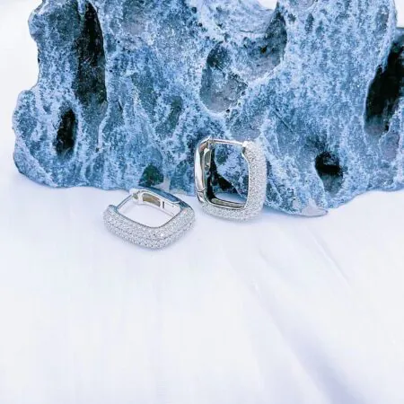 Square Ice Earrings