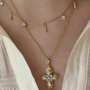 Custom Necklace in Real Gold