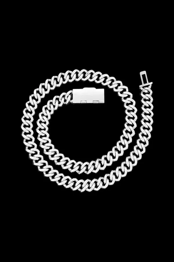 15mm Cuban Link Chain- Chains Back- VVS Moissanite- Custom Hip Hop Jewelry