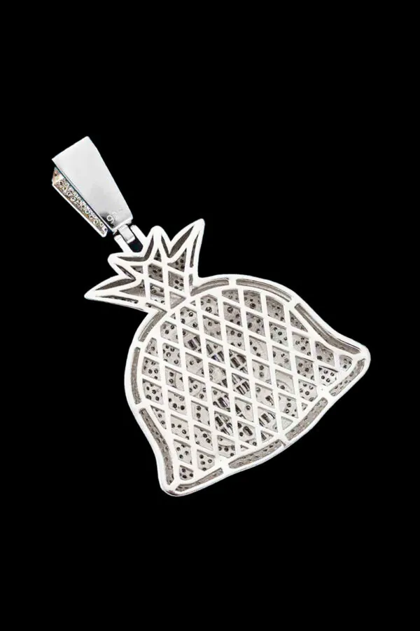 Custom money bag pendant in sterling silver