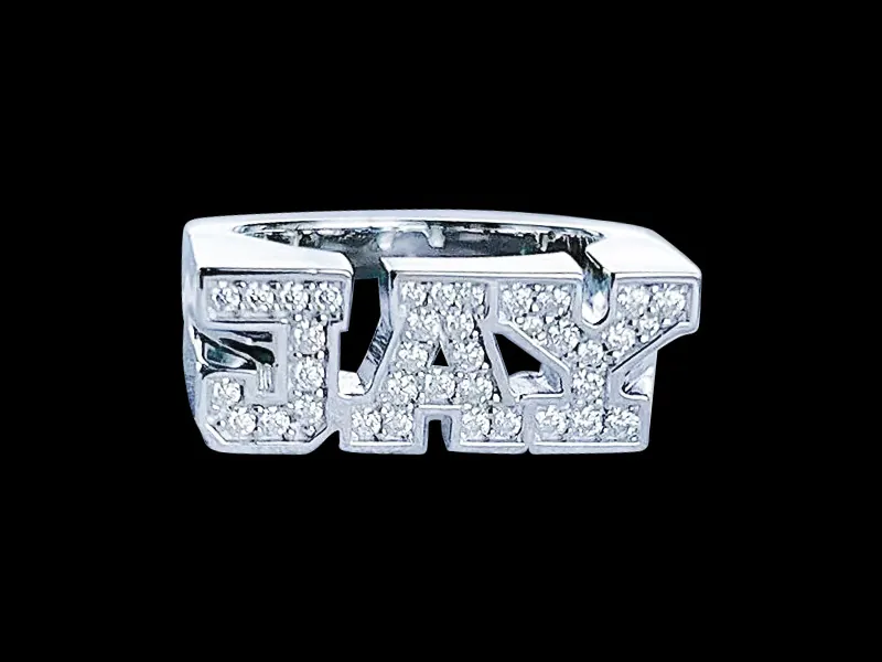 'JAY' Cusstom bling ring – custom jewelry price example